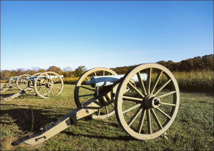 Image of Canons at Shiloh National Military Park, Carol Highsmith - plakat Wymiar do wyboru: 30x20 cm