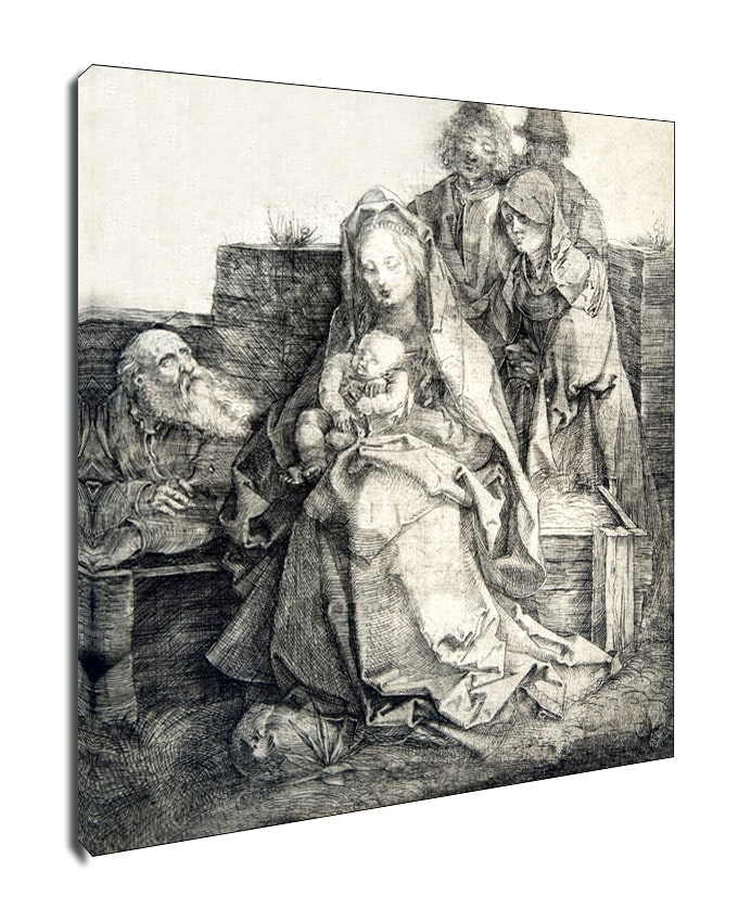 Image of The Holy Family, Albrecht Durer - obraz na płótnie Wymiar do wyboru: 30x40 cm