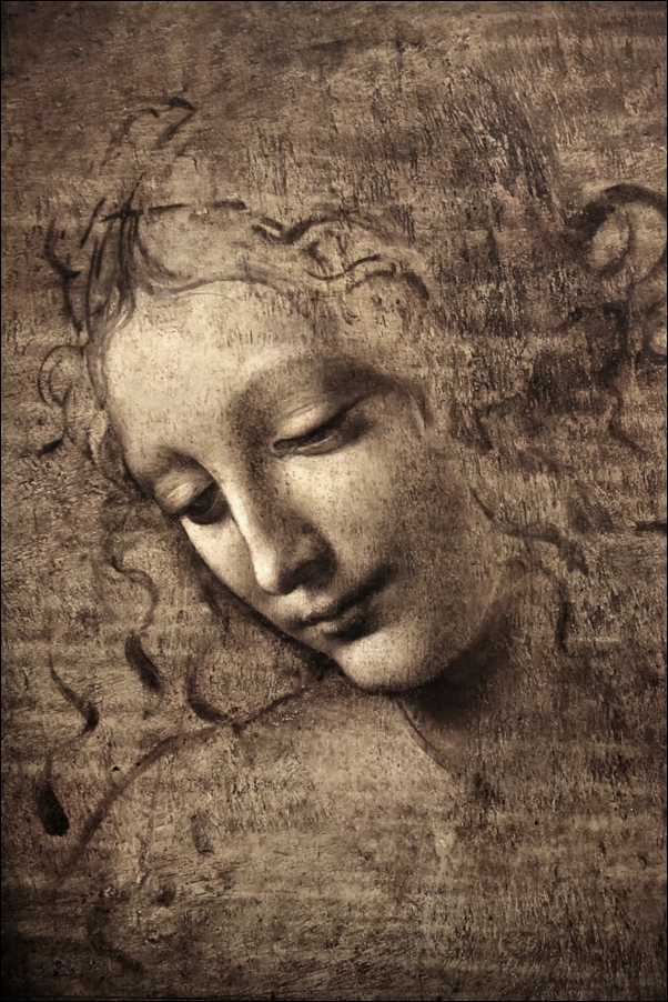 Image of La Scapigliata (circa 1506–1508), Leonardo Da Vinci - plakat Wymiar do wyboru: 21x29,7 cm