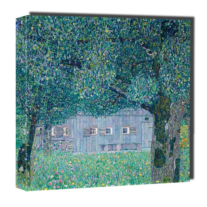 Image of Gospodarstwo rolne w górnej Austrii, Gustav Klimt - obraz na płótnie Wymiar do wyboru: 60x60 cm