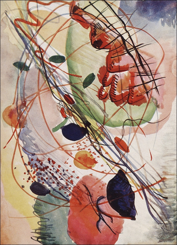 Image of Aquarell print, Wassily Kandinsky - plakat Wymiar do wyboru: 21x29,7 cm