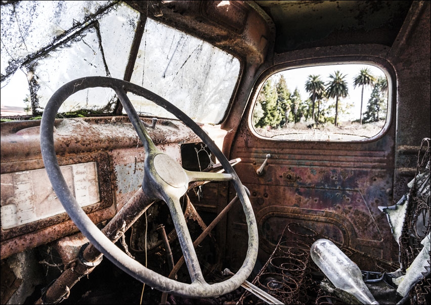 Image of The rusted-out cabin, Carol Highsmith - plakat Wymiar do wyboru: 100x70 cm