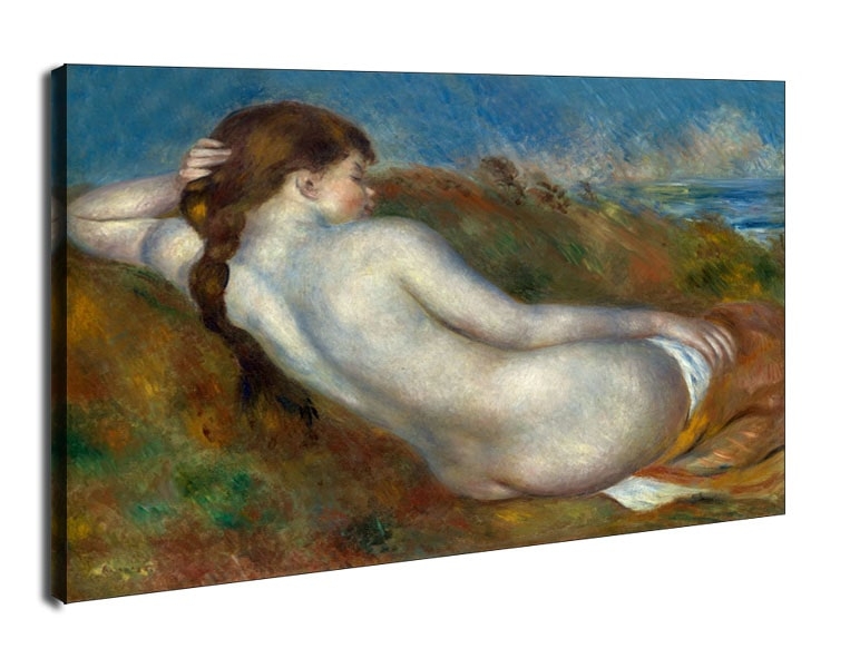 Image of Reclining Nude, Auguste Renoir - obraz na płótnie Wymiar do wyboru: 120x90 cm