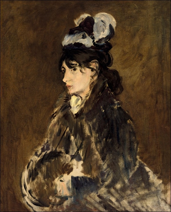 Image of Berthe Morisot, Edouard Manet - plakat Wymiar do wyboru: 20x30 cm