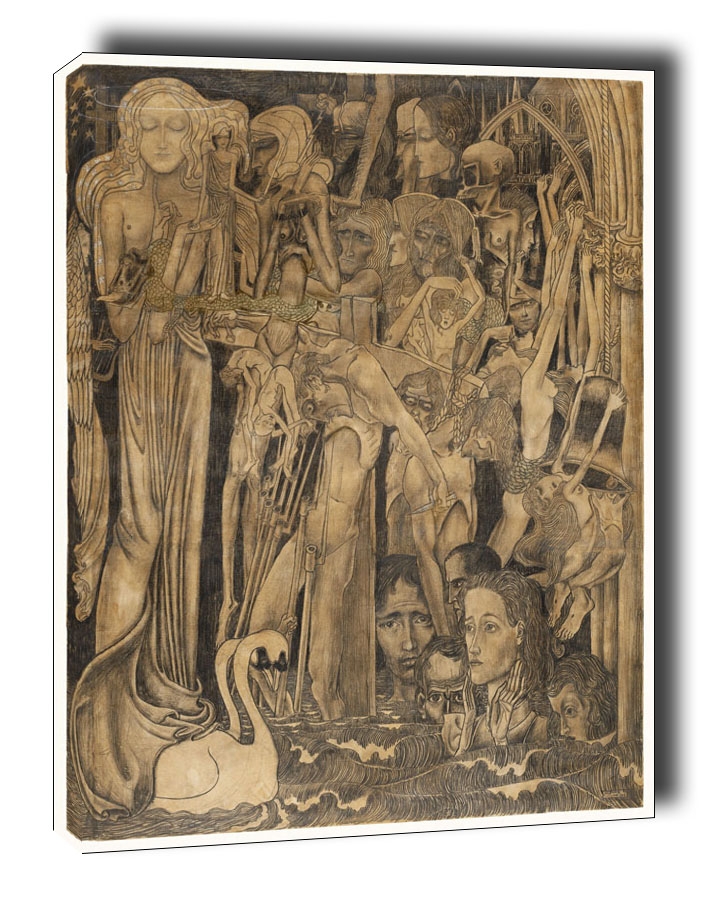 Image of Loss of Faith, Jan Toorop - obraz na płótnie Wymiar do wyboru: 20x30 cm