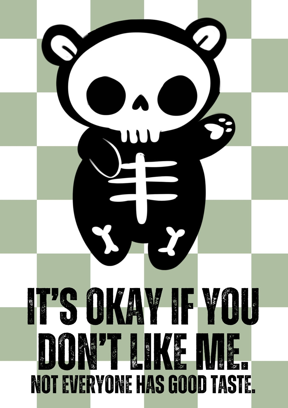 Image of its ok that you dont like me - plakat Wymiar do wyboru: 20x30 cm