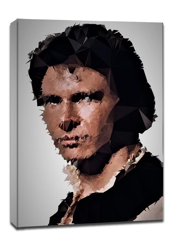 Image of POLYamory - Han Solo, Gwiezdne Wojny Star Wars - obraz na płótnie Wymiar do wyboru: 40x50 cm
