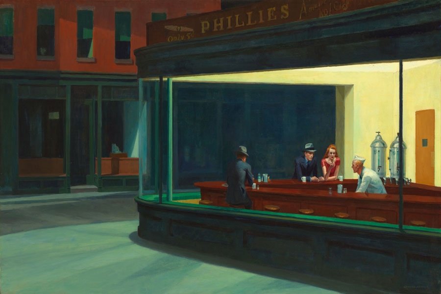 Image of Nighthawks - Edward Hopper - plakat Wymiar do wyboru: 100x70 cm