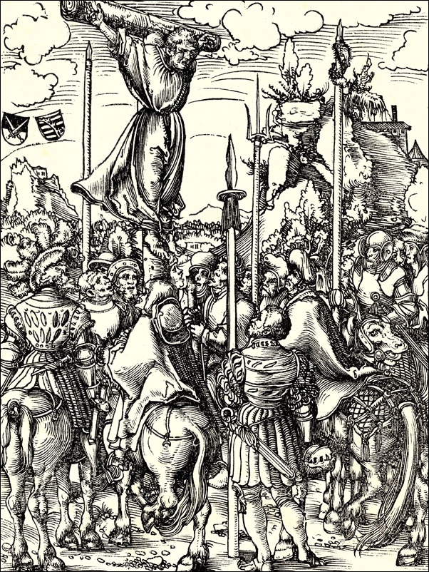 Image of Bartholomew from the Martyrdom of the Twelve Apostles, Lucas Cranach the Elder - plakat Wymiar do wyboru: 61x91,5 cm