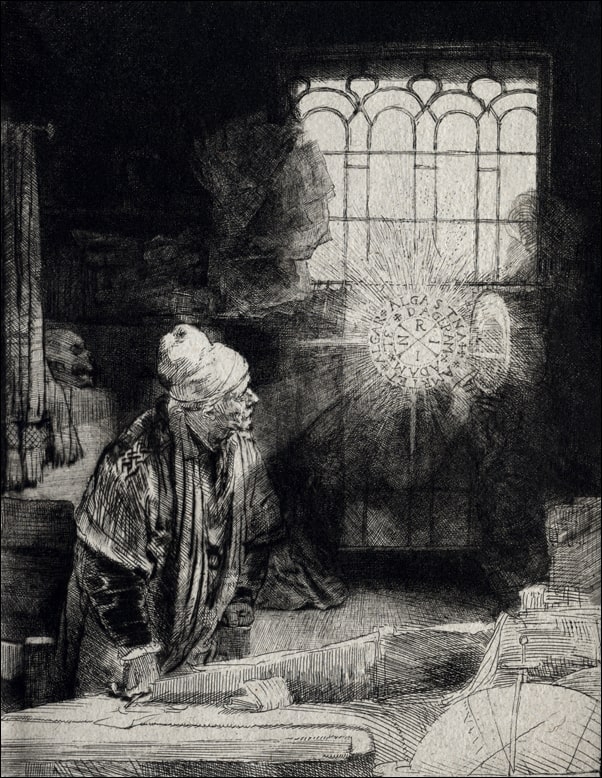 Image of Faust, Rembrandt - plakat Wymiar do wyboru: 40x60 cm