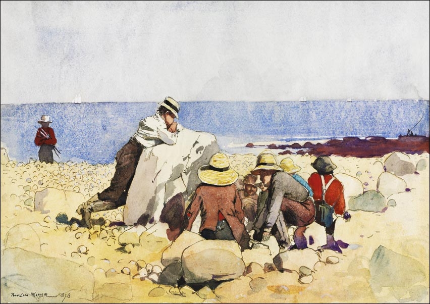 Image of A Clam–Bake, Winslow Homer - plakat Wymiar do wyboru: 80x60 cm