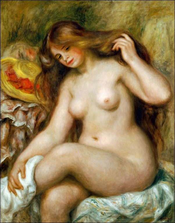 Image of Baigneuse, Auguste Renoir - plakat Wymiar do wyboru: 29,7x42 cm