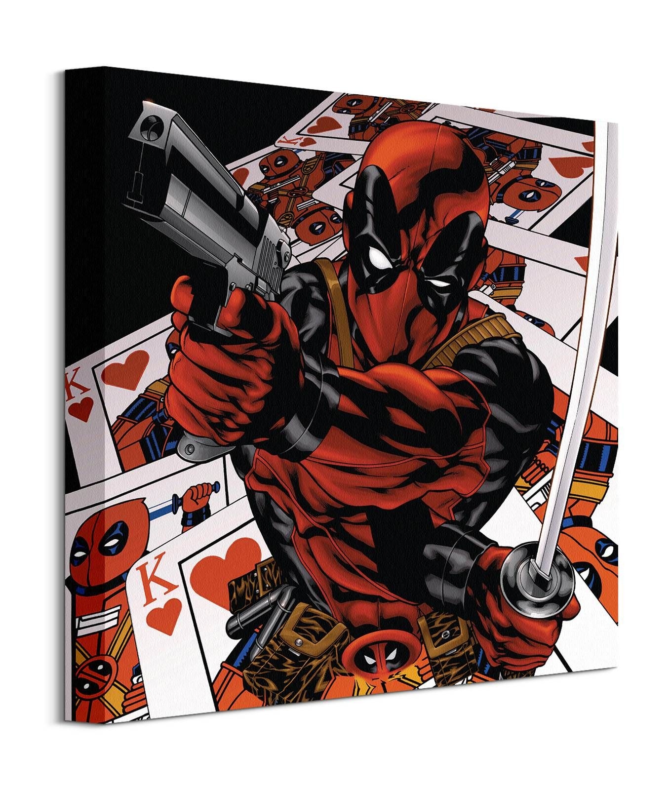 Image of Deadpool Cards - obraz na płótnie