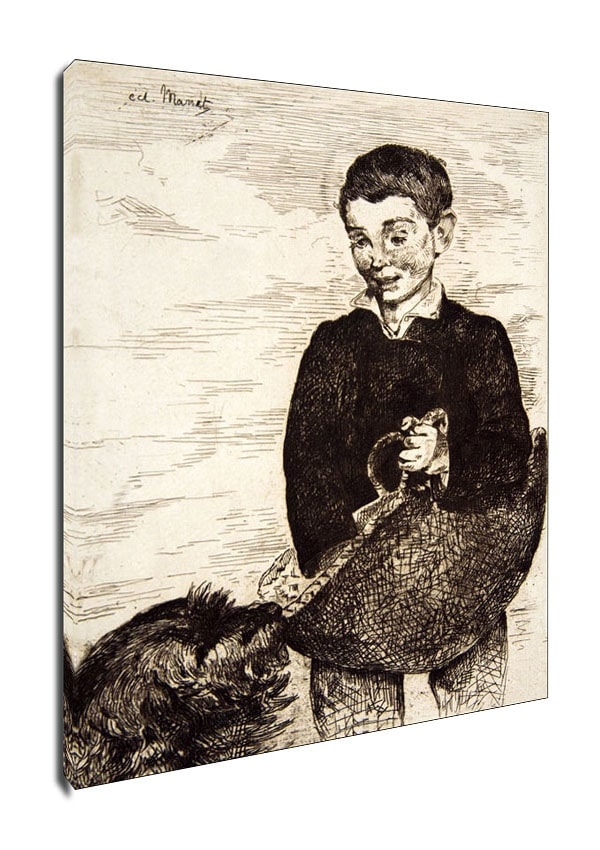 Image of The Urchin, Edouard Manet - obraz na płótnie Wymiar do wyboru: 40x50 cm