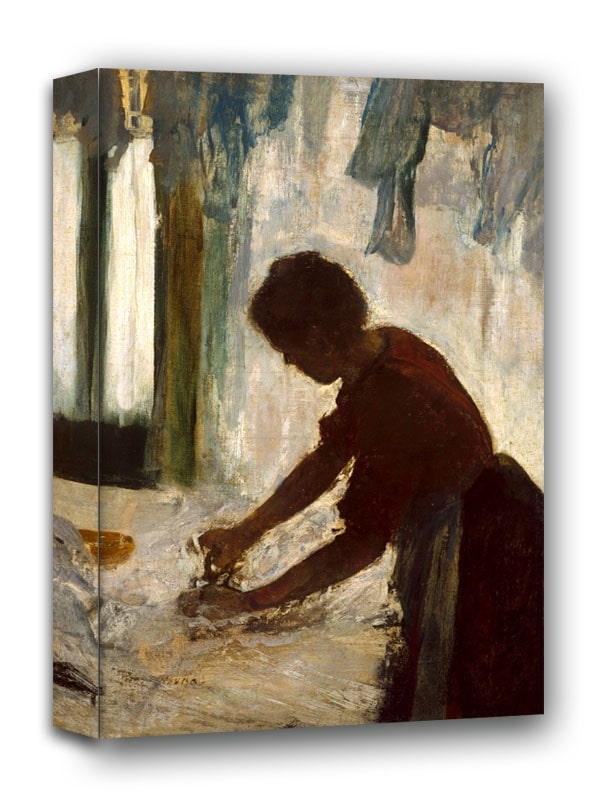 Image of A Woman Ironing, Edgar Degas - obraz na płótnie Wymiar do wyboru: 90x120 cm