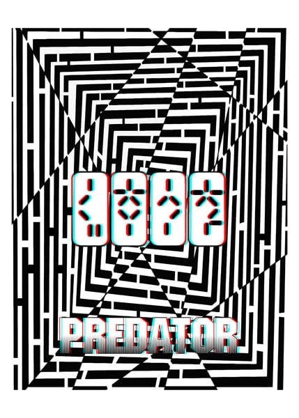 Image of Maze Gaze Predator - plakat 3D Wymiar do wyboru: 60x80 cm