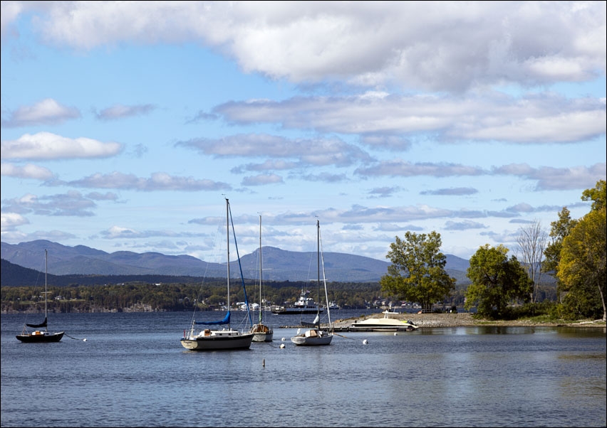 Image of Harbor near Charlotte, Vermont, Carol Highsmith - plakat Wymiar do wyboru: 42x29,7 cm