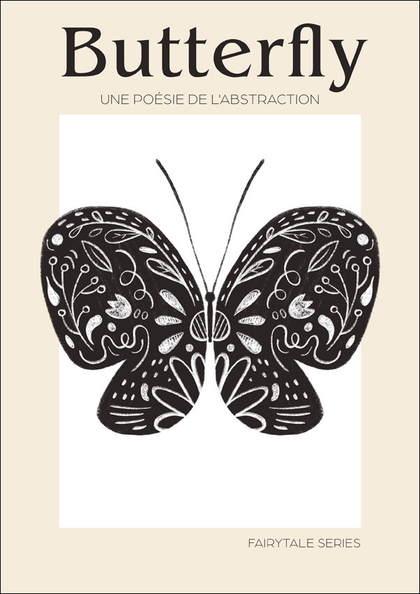 Image of Bajkowy Motyl - plakat Wymiar do wyboru: 20x30 cm