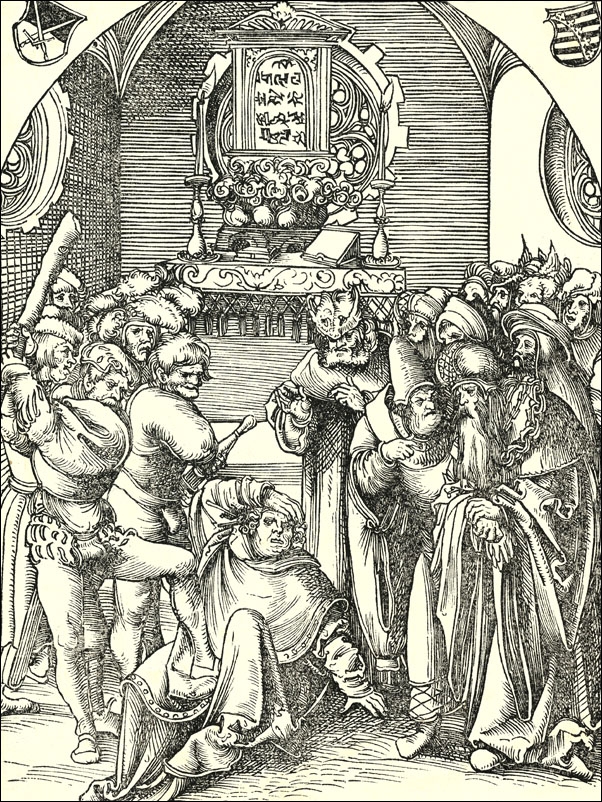 Image of Jude, from the Martyrdom of the Twelve Apostles, Lucas Cranach the Elder - plakat Wymiar do wyboru: 21x29,7 cm