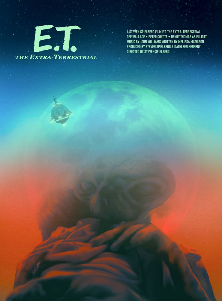 Image of E.T. - plakat premium Wymiar do wyboru: 21x29,7 cm