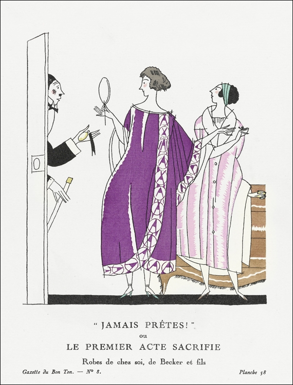 Image of Hindoustanobe-manteau, de Paul Poiret, Charles Martin - plakat Wymiar do wyboru: 60x80 cm