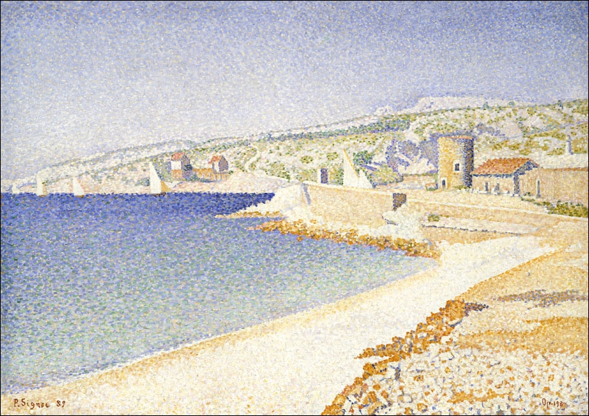 Image of The Jetty at Cassis, Opus 198, Paul Signac - plakat Wymiar do wyboru: 29,7x21 cm