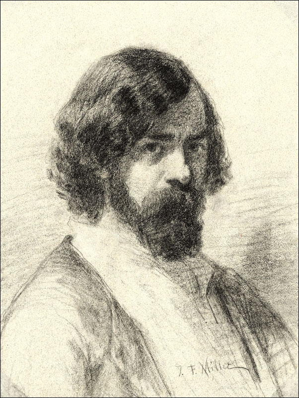 Image of Portrait of Narcisse Virgile Diaz de la Peña, Jean-François Millet - plakat Wymiar do wyboru: 70x100 cm