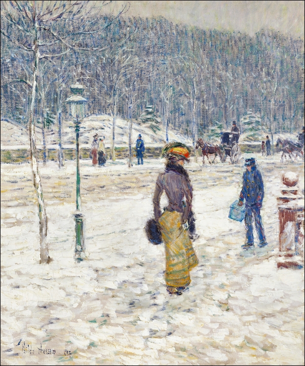 Image of New York Street, Frederick Childe Hassam - plakat Wymiar do wyboru: 21x29,7 cm