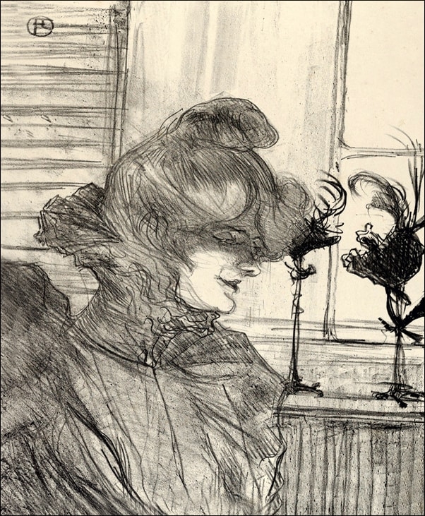 Image of Louise Blouet Le Margoin, Henri de Toulouse-Lautrec - plakat Wymiar do wyboru: 30x40 cm