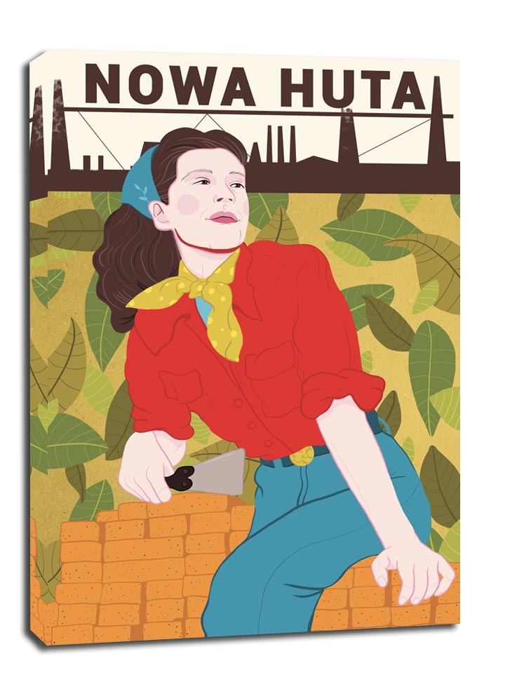Image of Nowa Huta - obraz na płótnie Wymiar do wyboru: 20x30 cm