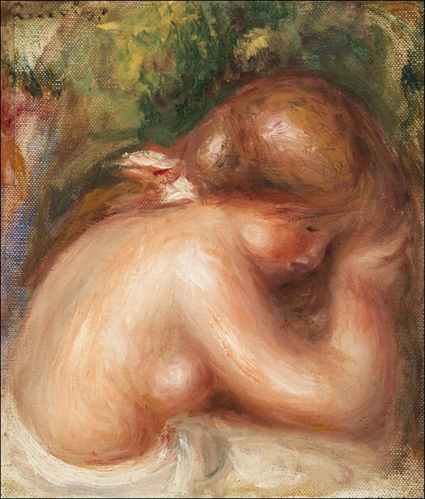 Image of Nude Torso of Young Girl, Auguste Renoir - plakat Wymiar do wyboru: 100x70 cm