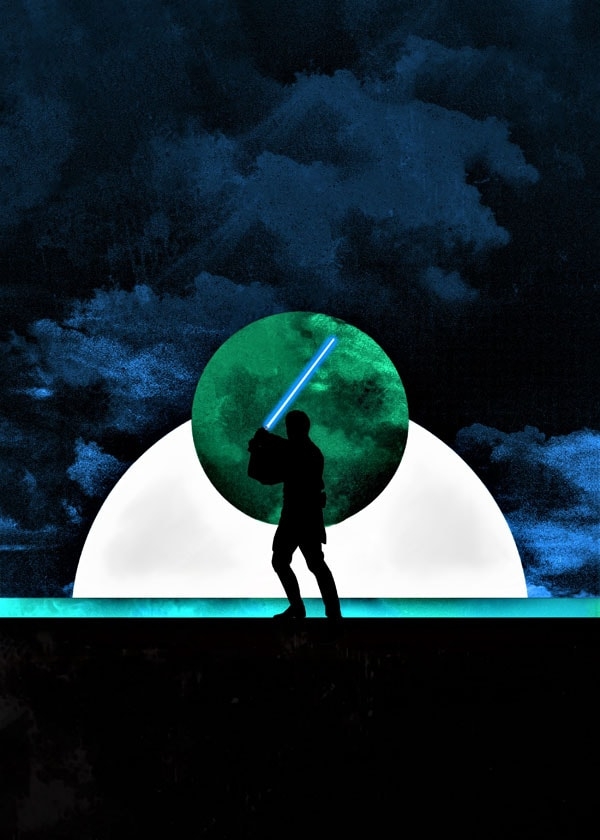 Image of Sol Lunaris - Obi-Wan Kenobi, Gwiezdne Wojny Star Wars - plakat Wymiar do wyboru: 30x40 cm