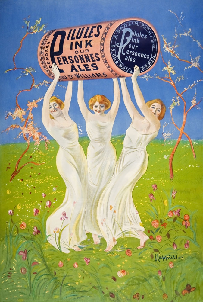 Image of Leonetto Cappiello Pink Pills for Pale People (1910) - plakat Wymiar do wyboru: 21x29,7 cm