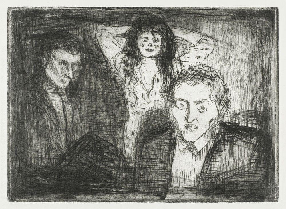 Image of Jealousy (1914), Edvard Munch - plakat Wymiar do wyboru: 21x29,7 cm
