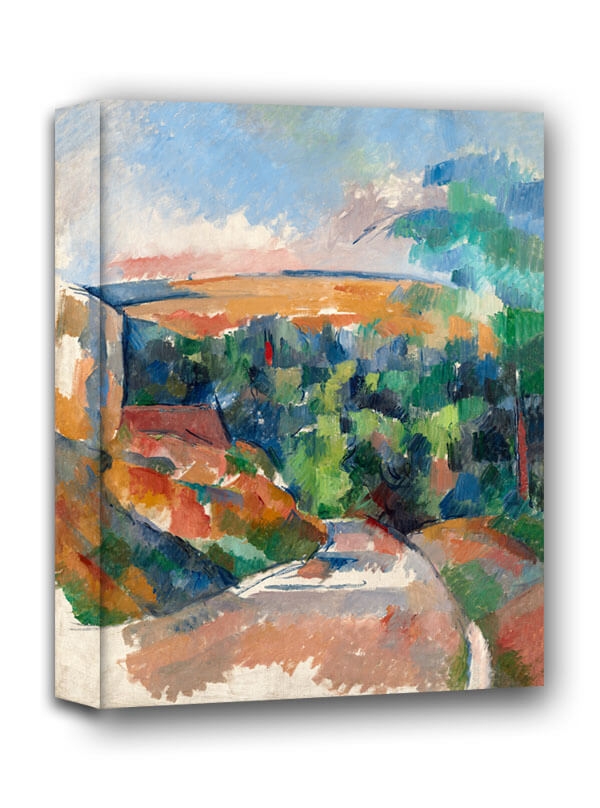 Image of The Bend in the Road, Paul Cézanne - obraz na płótnie Wymiar do wyboru: 30x40 cm