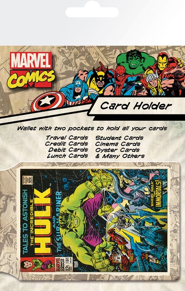 Image of Marvel Hulk Retro - Okładki na Dokumenty i Karty