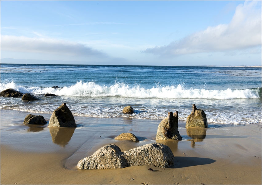 Image of Monterey Bay is a bay of the Pacific Ocean, along the central coast of California., Carol Highsmith - plakat Wymiar do wyboru: 29,7x21 cm