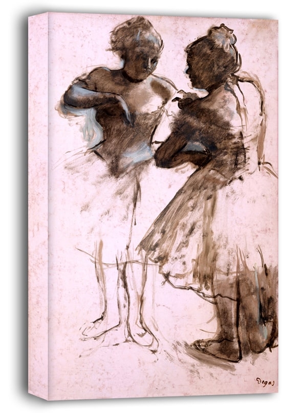 Image of Two Dancers, Edgar Degas - obraz na płótnie Wymiar do wyboru: 40x60 cm