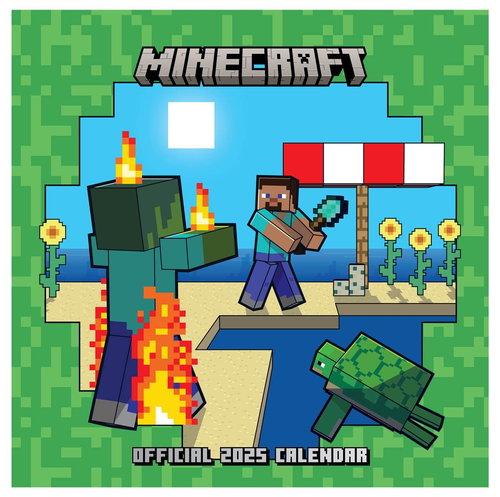 Image of Minecraft - Oficjalny Kalendarz 2025 Ścienny