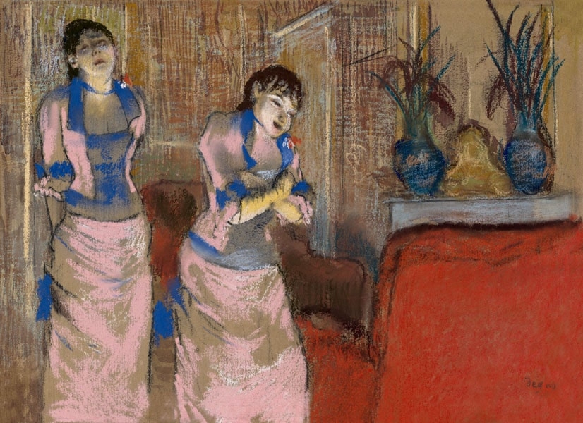 Image of Two Women, Edgar Degas - plakat Wymiar do wyboru: 50x40 cm