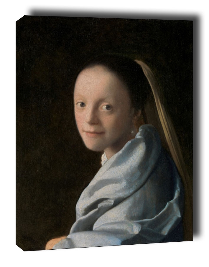 Image of Study of a Young Woman, Jan Vermeer - obraz na płótnie Wymiar do wyboru: 40x50 cm