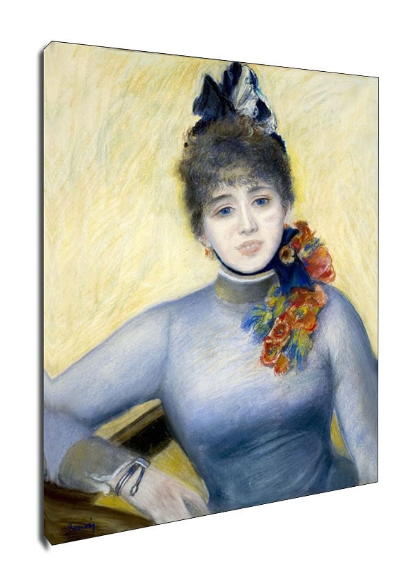 Image of Caroline Rémy (Séverine), Auguste Renoir - obraz na płótnie Wymiar do wyboru: 20x30 cm