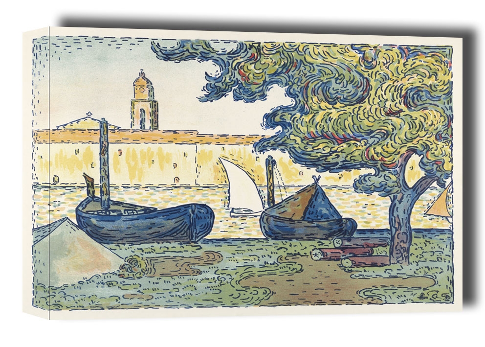 Image of Saint–Tropez, Paul Signac - obraz na płótnie Wymiar do wyboru: 30x20 cm