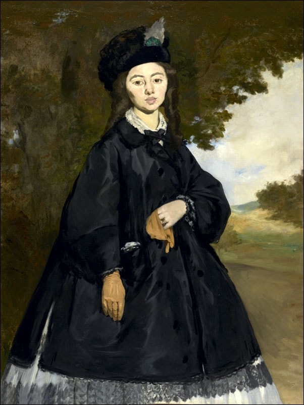 Image of Portrait of Madame Brunet, Edouard Manet - plakat Wymiar do wyboru: 29,7x42 cm