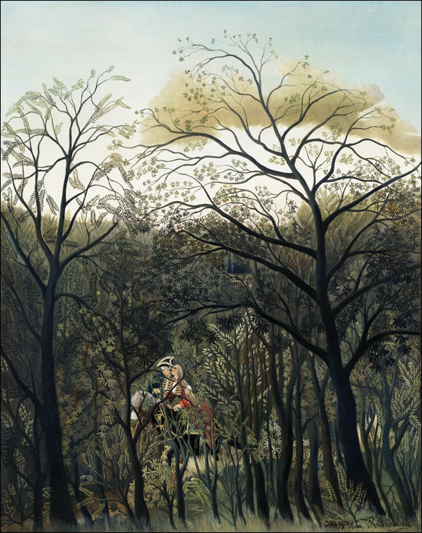 Image of Boy on the Rocks, Henri Rousseau - plakat Wymiar do wyboru: 50x70 cm