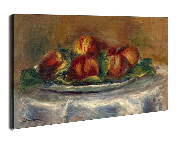 Image of Peaches on a Plate, Auguste Renoir - obraz na płótnie Wymiar do wyboru: 30x20 cm