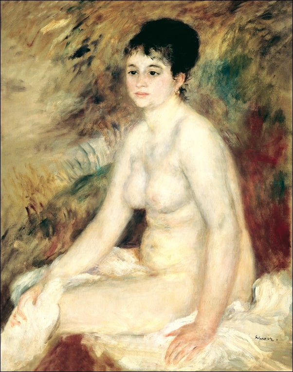 Image of After the Bath, Auguste Renoir - plakat Wymiar do wyboru: 60x80 cm