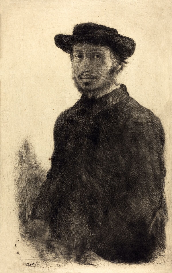 Image of Autoportret1857, Edgar Degas - plakat Wymiar do wyboru: 29,7x42 cm