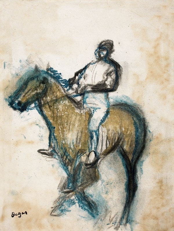Image of Jockey, Edgar Degas - plakat Wymiar do wyboru: 30x40 cm