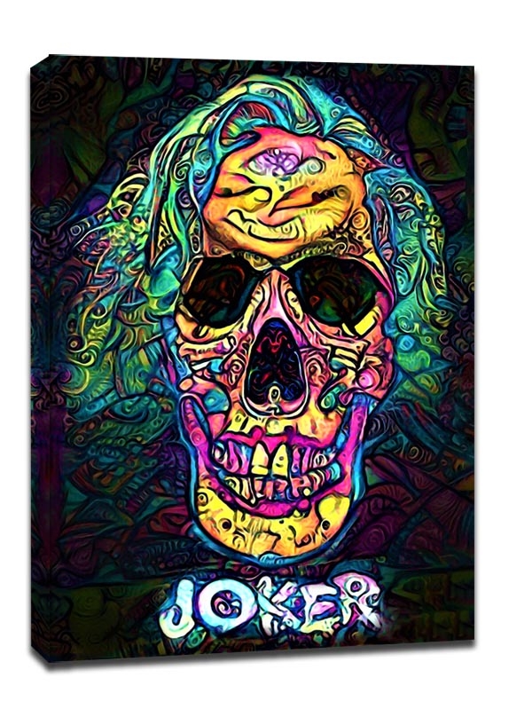 Image of PsychoSkulls, Joker, DC Comics - obraz na płótnie Wymiar do wyboru: 61x91,5 cm